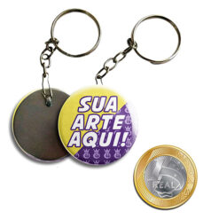 Chaveiros uma face Personalizados Atacado