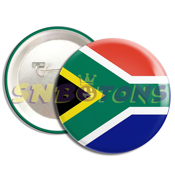 BA0001 - SN BOTONS BOTTONS Bandeira da Africa do sul