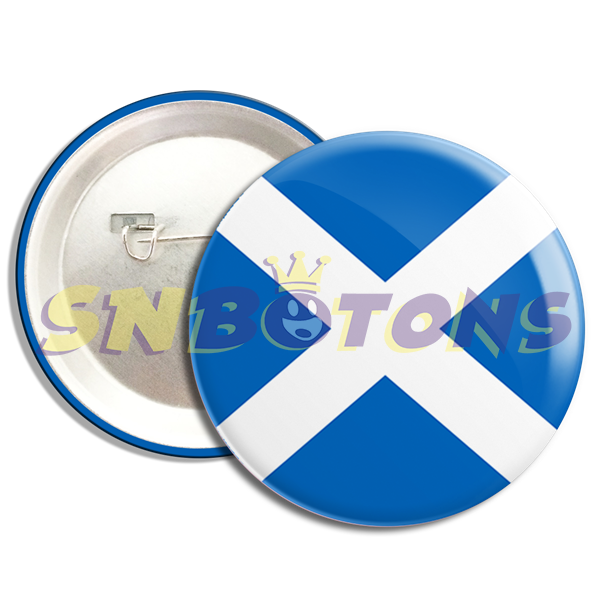 BA0010 SN BOTONS BOTTONS BANDEIRA DA Escocia