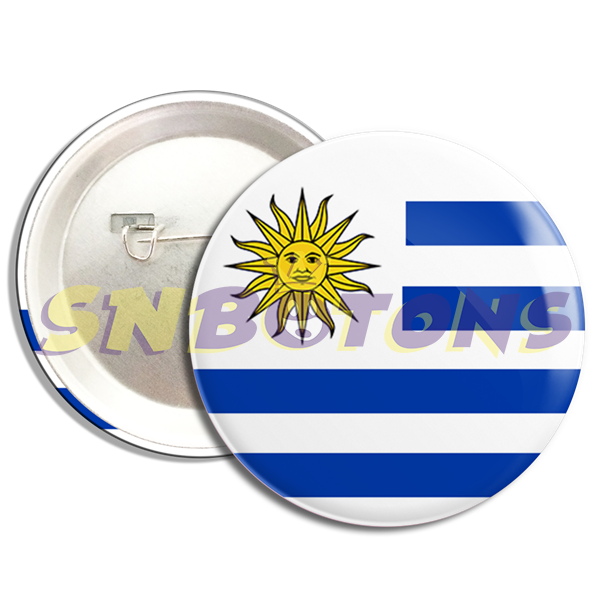 BA0049 SN BOTONS BOTTONS BANDEIRA DA Uruguay