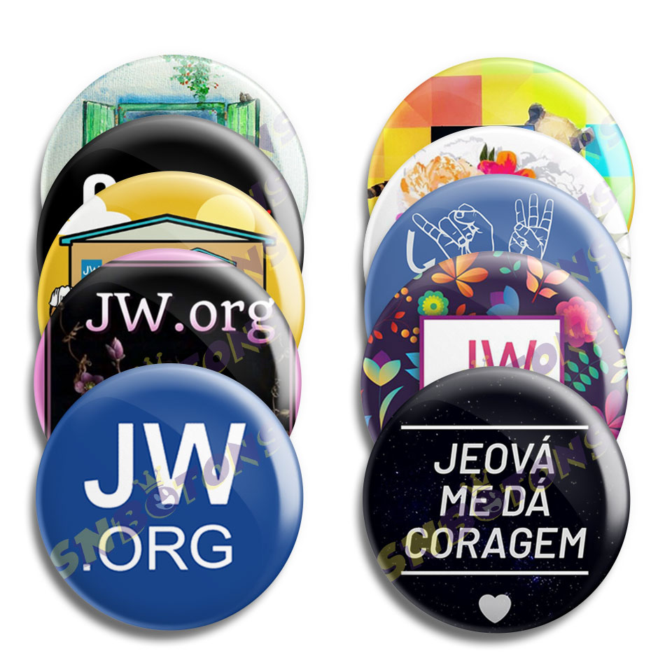 SN BOTONS BOTTONS BRINDES LEMBRANCINHA JW ORG CONGRESSO MERCADO LIVRE