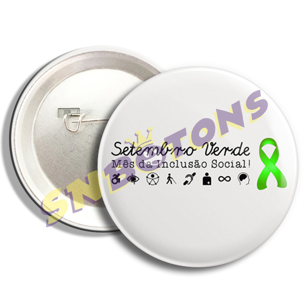 CS0133 SN_BOTONS_BOTTONS_BOTON_SETEMBRO_VERDE_ICLUSAO SOCIAL