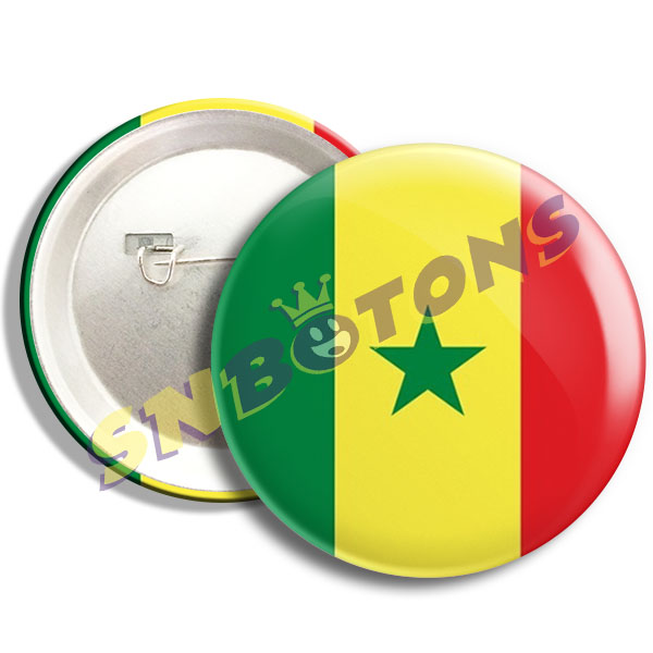 BA0074 SN BOTONS BOTTONS COPA DO MUNDO BANDEIRA Do Senegal