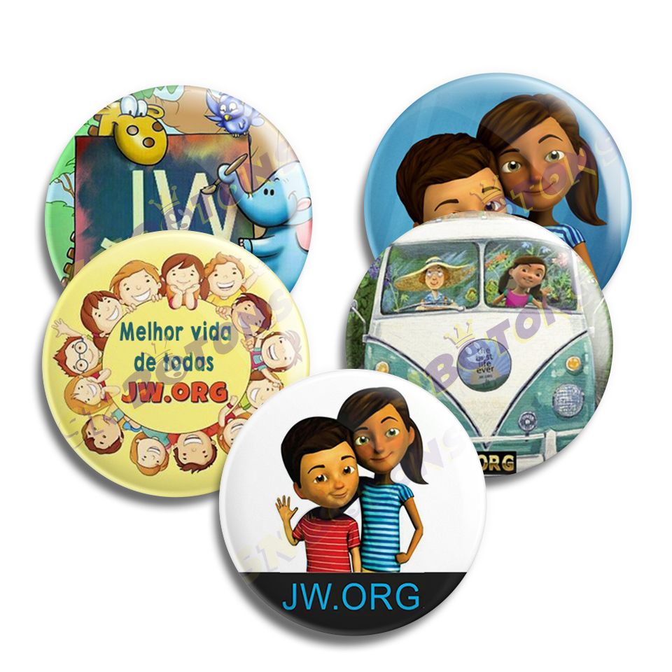 SNBOTONS BOTTONS BRINDES LEMBRANCINHA JW ORG PIONEIRO EMELHOR VIDA DE TODAS INFANTIL MERCADO LIVRE