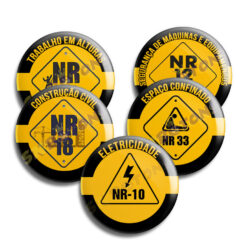 Boton Bottons Norma Regulamentadora NR 5,5 CM