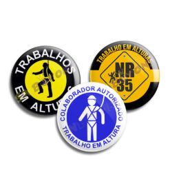 Boton Bottons Trabalho em Alturas 5,5 CM